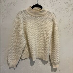 Vero Moda Cream Turtleneck Sweater